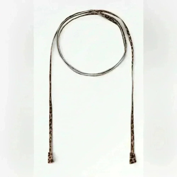 🔥🔥Zara animal print leather belt - Picture 2 of 3